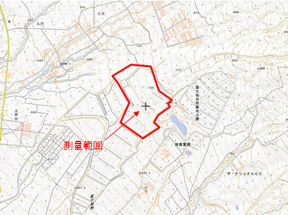 大沢崩周辺の地図